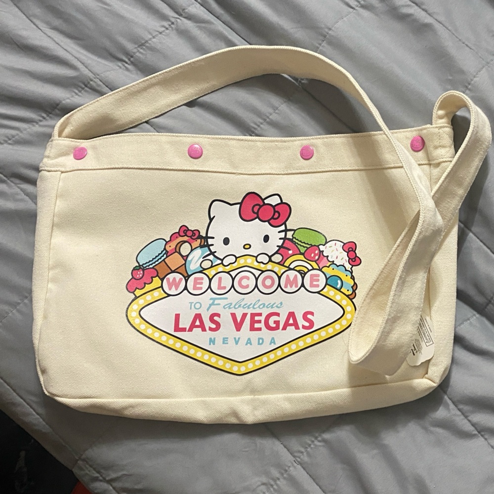 Hello Kitty Cafe Canvas Tote Bag